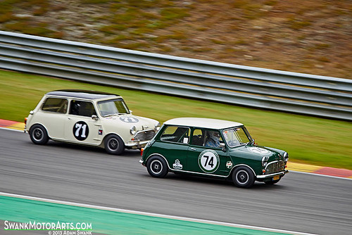 A Pair of Mini Coopers by autoidiodyssey