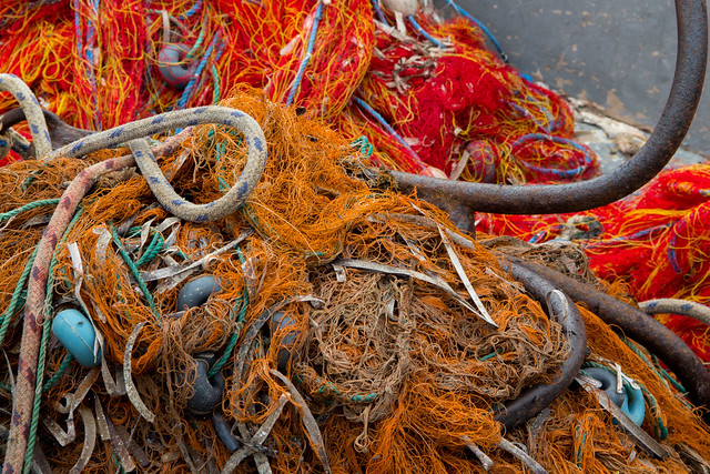 Colorful Fishing Nets - Bodrum, Turkey