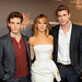 Sam Claflin, Jennifer Lawrence , Liam Hemsworth, Red Carpet Arrivals at Lionsgate's The Hunger Games: Catching Fire Cannes Party at Baoli Beach sponsored by COVERGIRL