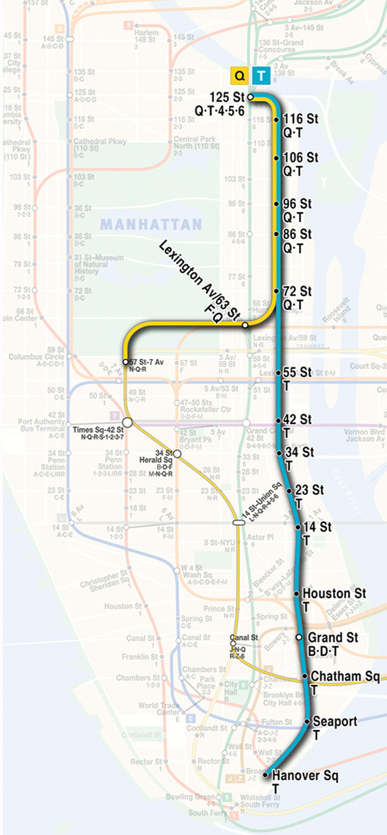 Second Avenue Subway Map