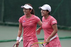 2015.09.18 Misaki Doi & Kurumi Nara in doubles