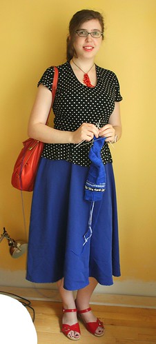 Me Made May 22: A Peplum & a Circle Skirt