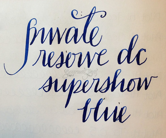 Private Reserve DC Supershow Blue Ink