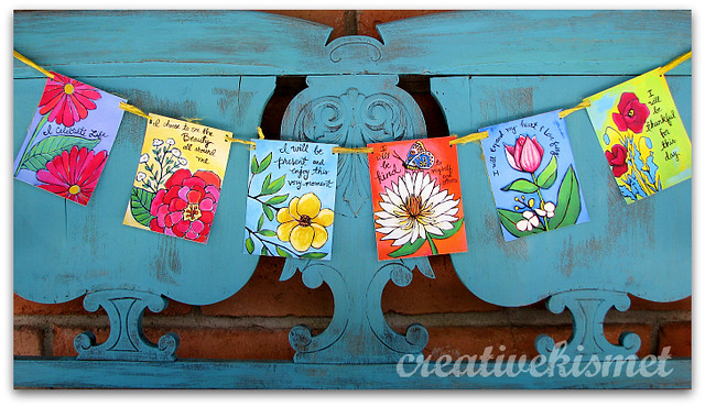 Paper Blessing Banner/Prayer Flags by Regina Lord