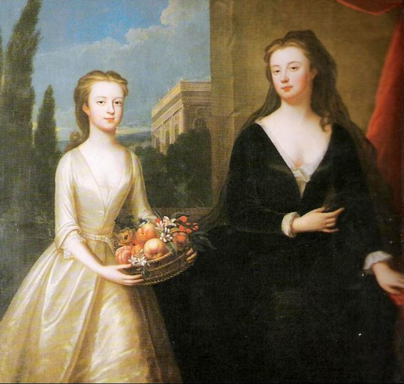 The Dowager Duchess of Marlborough and Lady Diana Spencer, by Maria Verelst, 1722