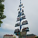 Elaborate May-pole in Munich