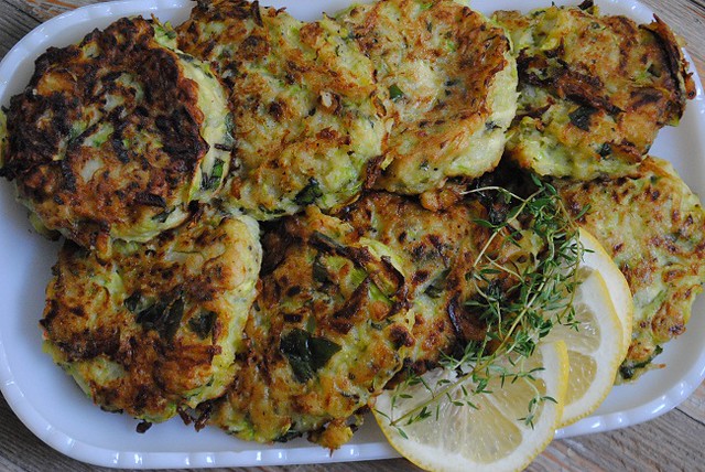 Savory Zucchini Fritters by Yvonne Maffei of My Halal Kitchen