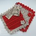 Red Beige Coasters