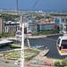 The Olympics cable car prepares to land
