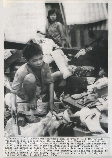 1966 Terrorist Attacks in Saigon - Press Photo