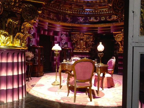 Dolores Umbridge’s very pink office in the Ministry of Magic