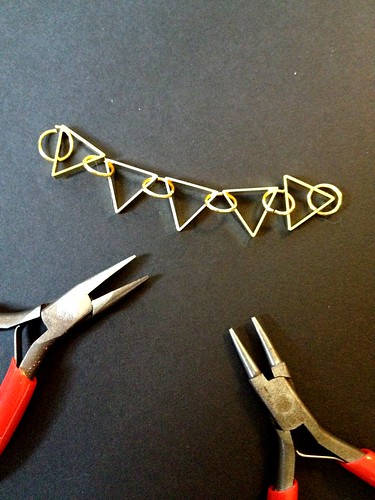 Cut Metal Necklace 04