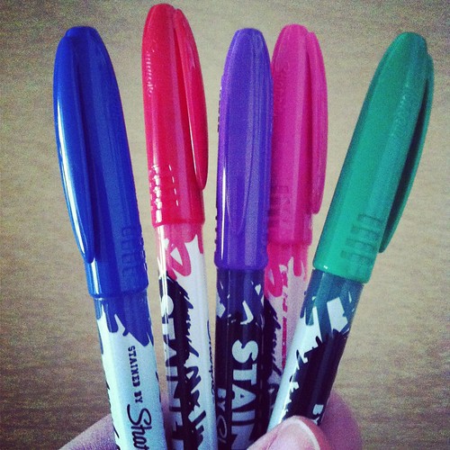 Sharpies for fabric