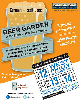 beer garden promotion (by: University City District)