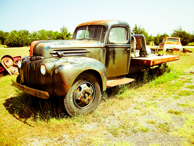 Abandoned Ford Heavy Duty Truck