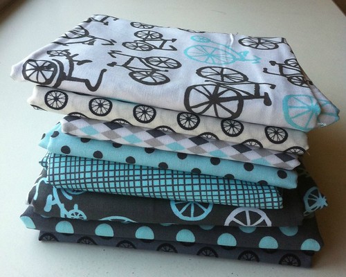 Bike quilt fabrics