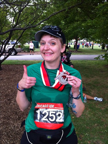 Erica, Chicago 10K finisher