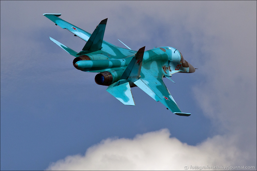 Су-34 на 100-летии ВВС 