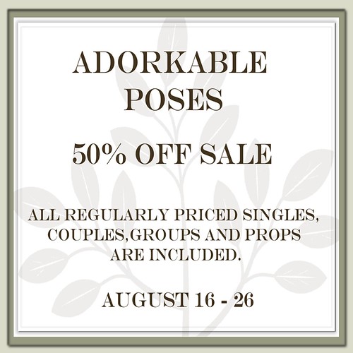 Adorkable Poses @ The Deck  50 percent off SALE by Sasy Scarborough ♥