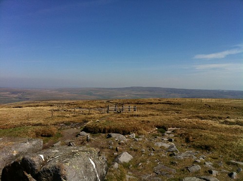 Looking Northeast from the summit of Great Shunner Fell, Yorkshire Dales
