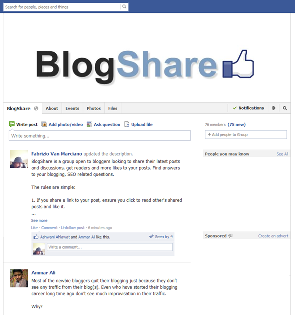 Join BlogShare