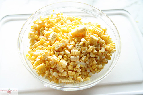 Sautéed Corn with spicy herb butter