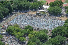 An estimated 170,000 gathered for an anti-nuclear rally in Tokyo