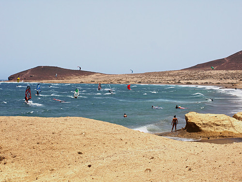 El Médano, beach and windsurfing