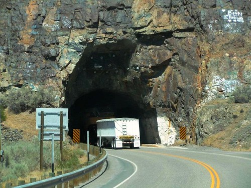 Going through through tunnel