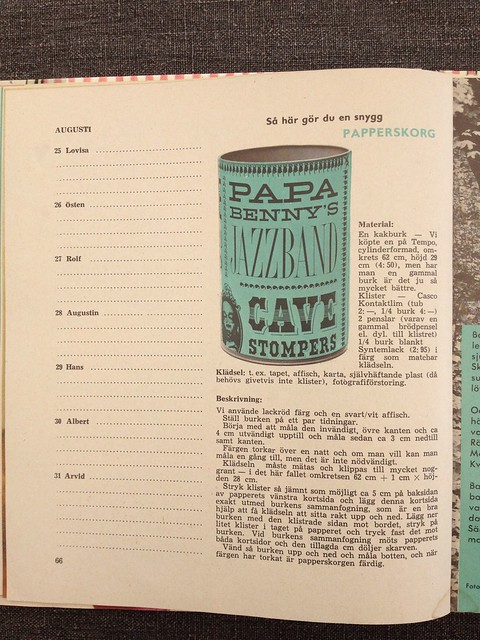 Evas kalender augusti 1963