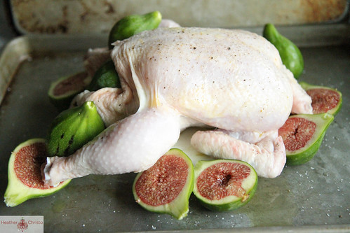 Roast Chicken and Figs