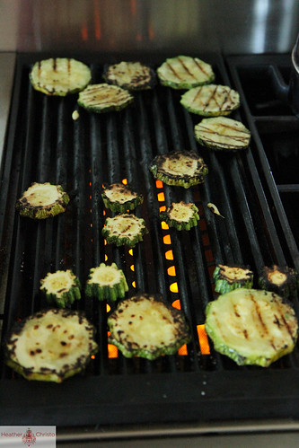 Grilled Zucchini with Chili and Mint