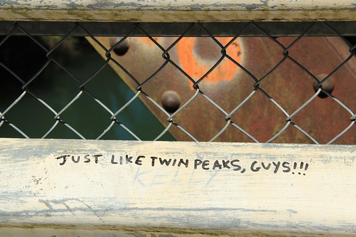 Twin Peaks Graffiti, Snoqualmie, WA