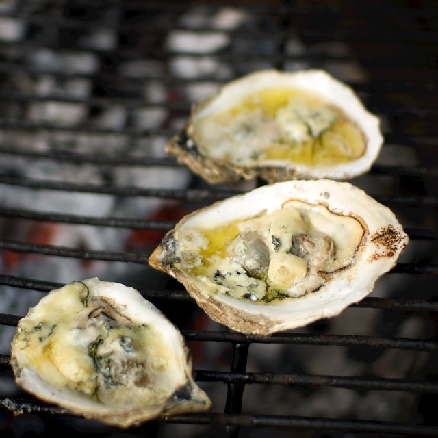 Grilling Scotch Oysters