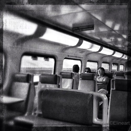 22:365 On The Train by elineart
