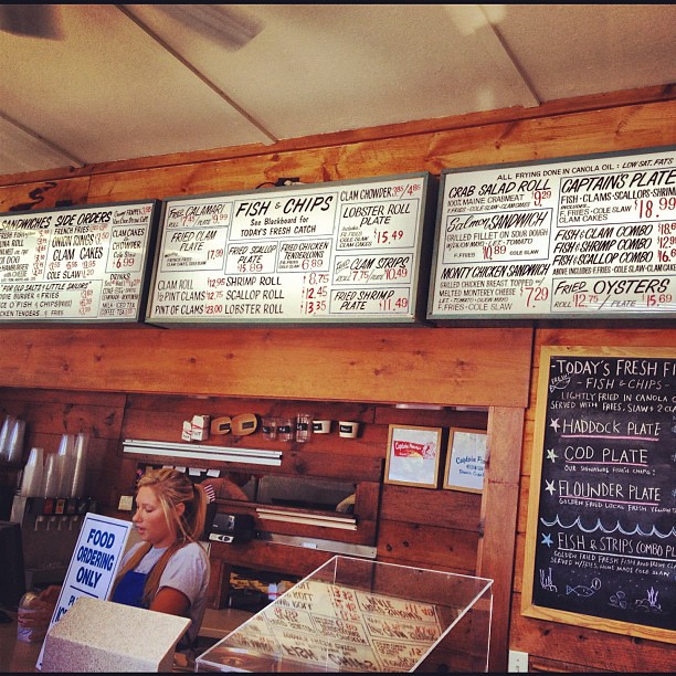 Lunch Time on The Cape #menu