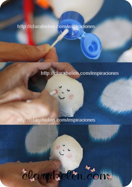 Muñecas fáciles hechas con bolsas de plástico