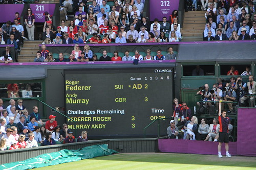 Tenis - Final Masculina - Federer vs Murray - Londres 2012