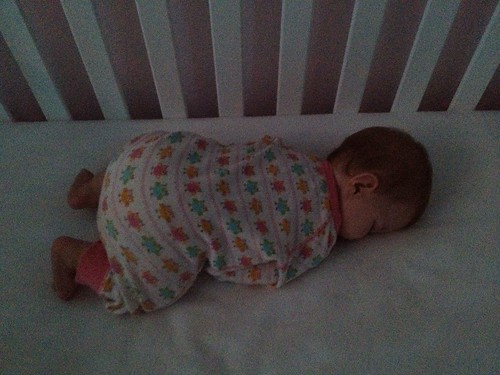 Love it when she sleeps like this. Actually, I just love it when she sleeps.