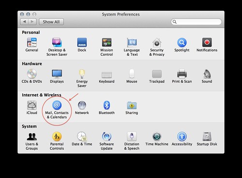 Mountain Lion, Twitter and Flickr integration