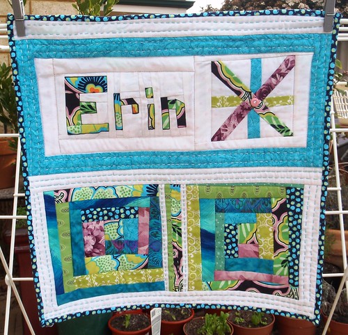 QUILT - Name Game Swap R2 mini - Erin by Roccagal