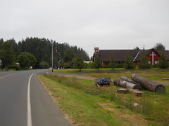 A church on the outskirts of Siletz