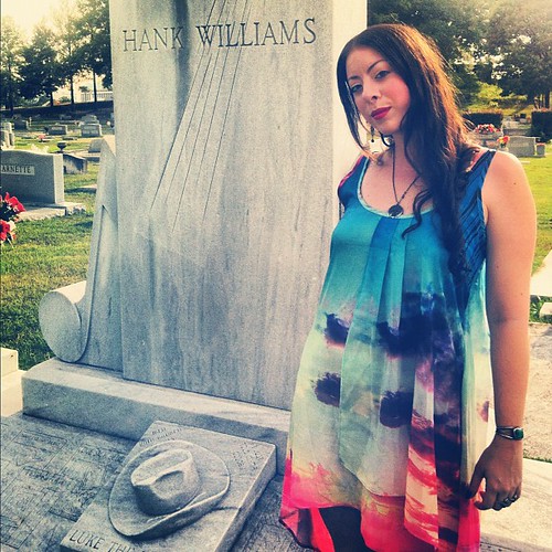 Today we made a pilgrimage to Hank Williams' gravesite in Montgomery, Alabama
