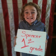 Welcome to 1st grade Spencer! #homeschool #hsmommas