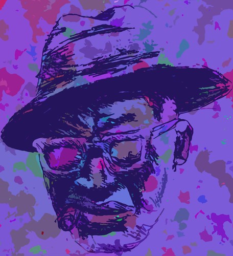 Dro: Psychedelic LIghtning Hopkins by stephro