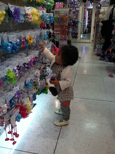 Aila shopping in Japan