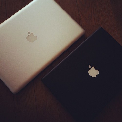 新旧MacBook。 #instagram