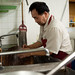 Washing dishes at Yum Yum, Fields Corner, Dorchester posted by Planet Takeout to Flickr