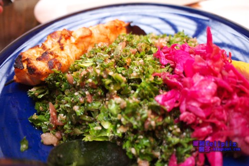 Taboulleh Salad + Chicken Tawook - $7.50 + $5