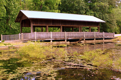 David Crockett State Park Covered Bridge